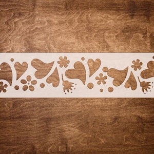 Reusable Wild Flowers Stencil, Flower Stencils For Painting, Mother’s Day  Stencils, Reusable Floral Stencils, Flower Stencil for wood signs