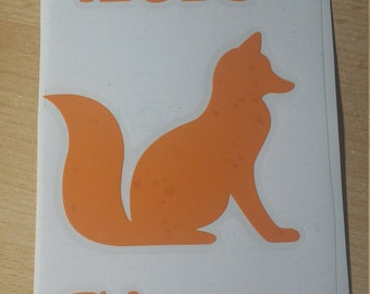 Zero FOX ギブン - (ビニールデカールステッカー)