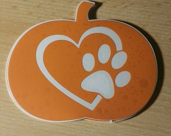 Pumpkin Heart Paw
