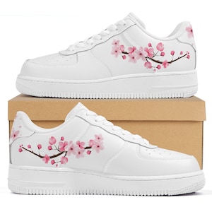 Cherry Blossom Sneakers: Unisex Low Top Sakura Shoes