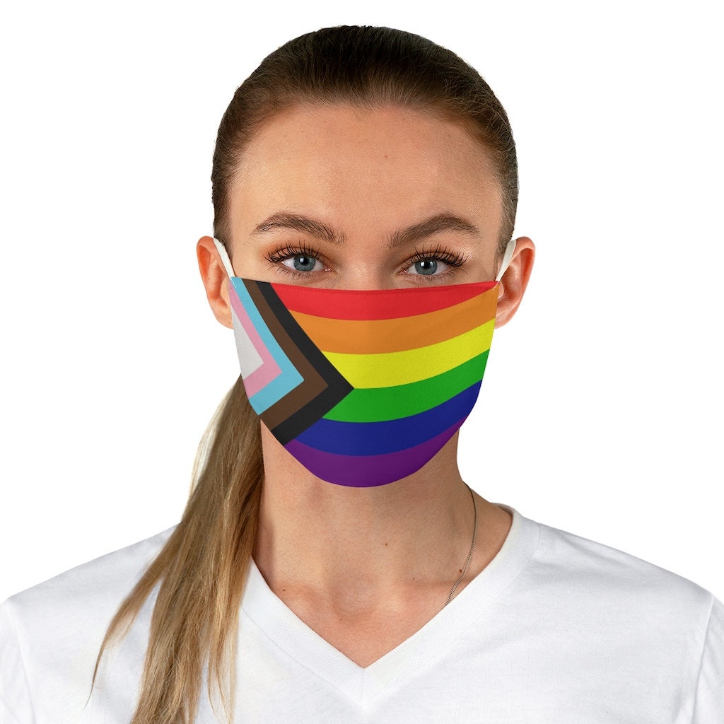 Progress Gay Rainbow Mask Máscara facial pride sale regalo Etsy