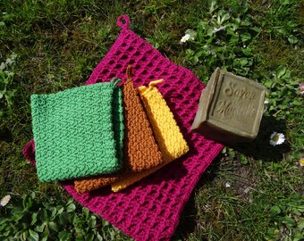 Washcloth, sponge