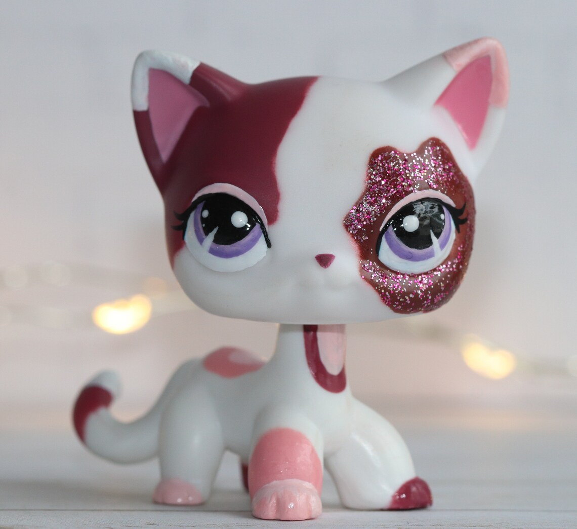 Littlest Pet Shop 2291 OOAK Custom LPS Shorthair Cat half | Etsy