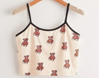 Ikea Bear Meme Crop Top Girls want Djungleskog