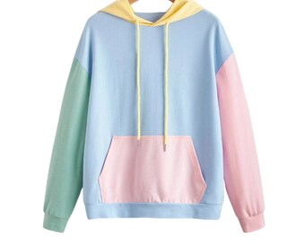 colorblock hoodie