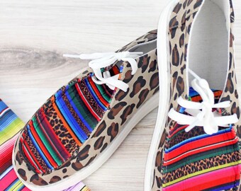 Serape canvas shoes Outlet