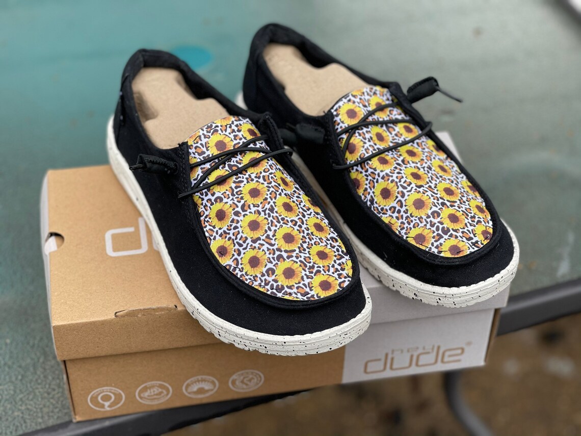 Sunflower Hey Dude Etsy