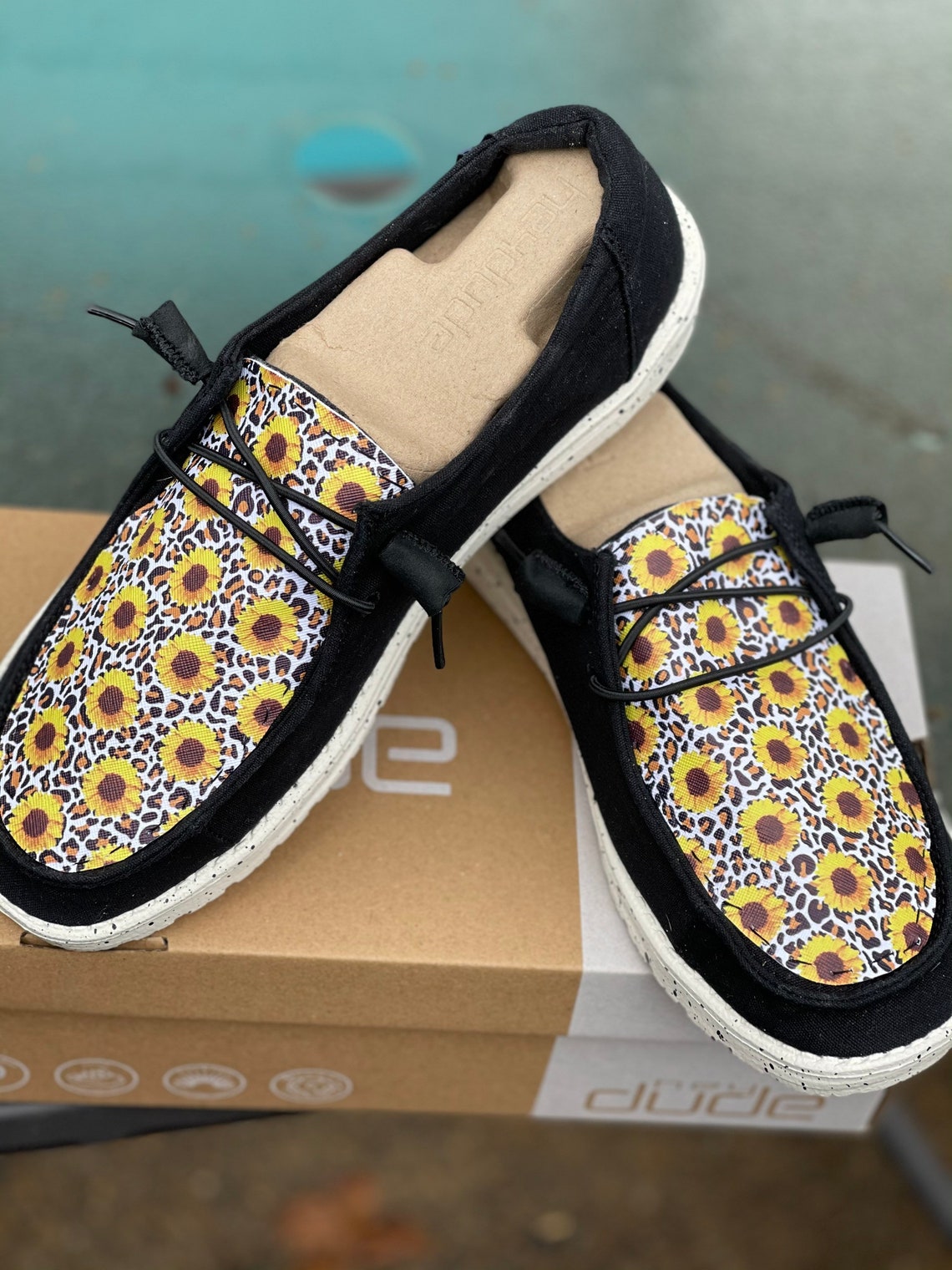 Sunflower Hey Dude Etsy