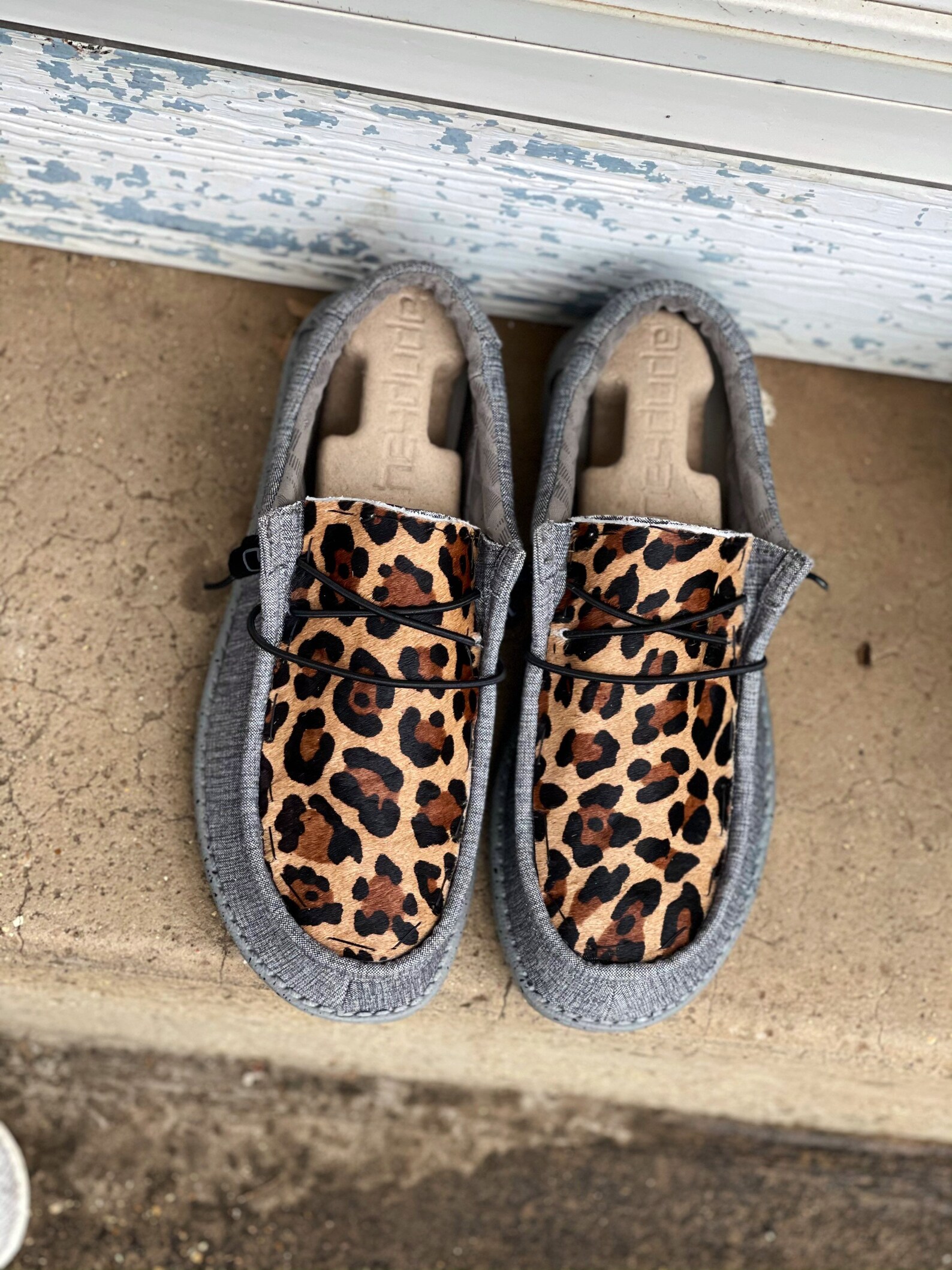 cheetah dude shoes