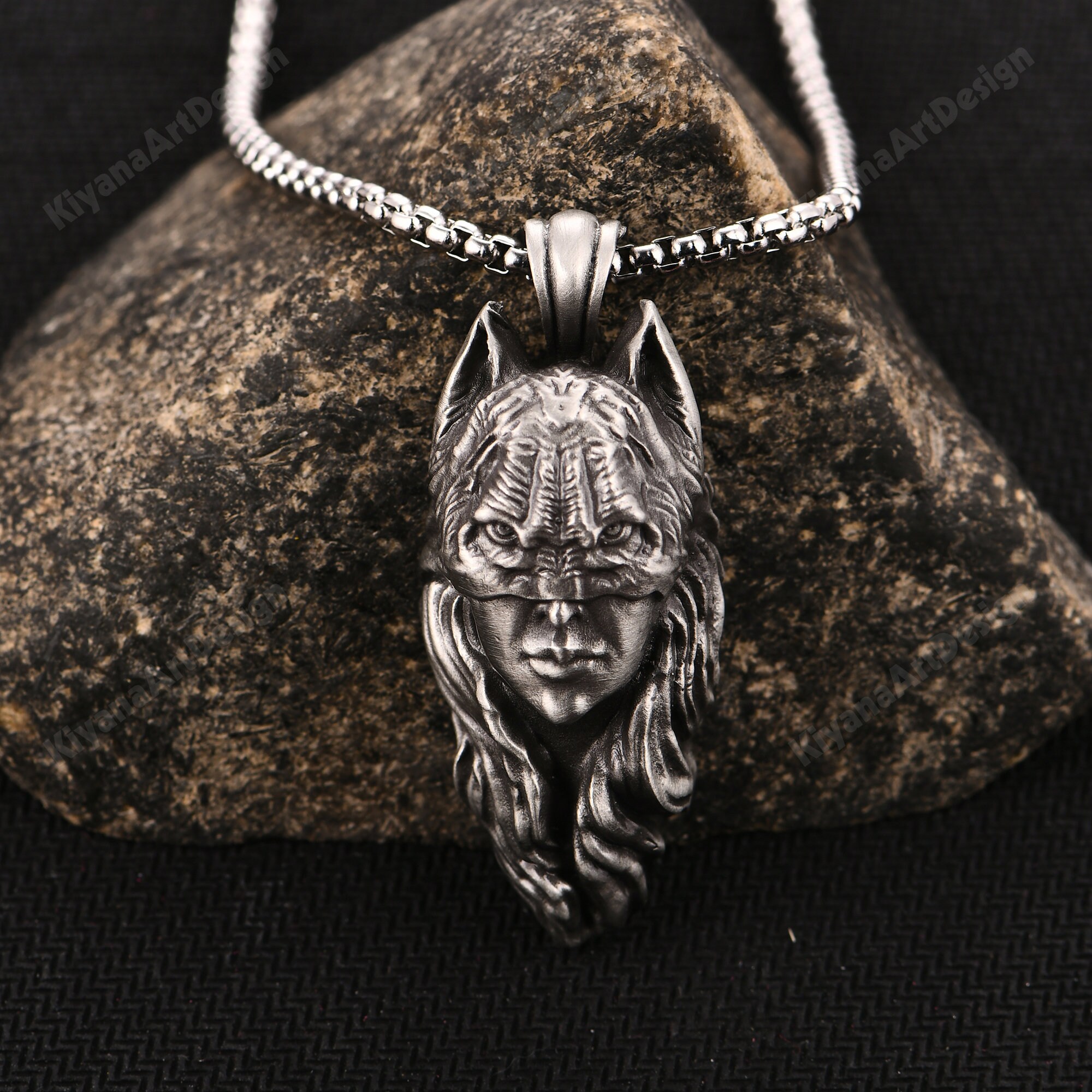 Catwoman Pendant Necklace/ Men's Pendant Necklace/ Etsy