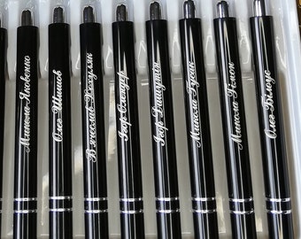 Personalisierte gravierte Stift Name Kugelschreiber Metall Custom Geschenk Lehrer Arzt Mama Papa Männer Frauen Hochzeit Jahrestag Valentines Weihnachten
