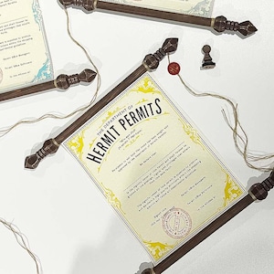 Custom Paper Scroll: Medieval Love Letter, Wedding Vows, Wax Seal