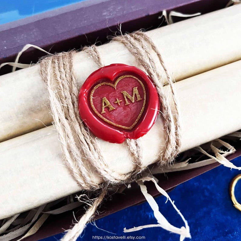 Custom wax Seal for Our paper scrolls