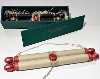 Personalized Wedding Vows Scroll, Custom Love Letter Keepsake, Anniversary Gift for Wife or Husband