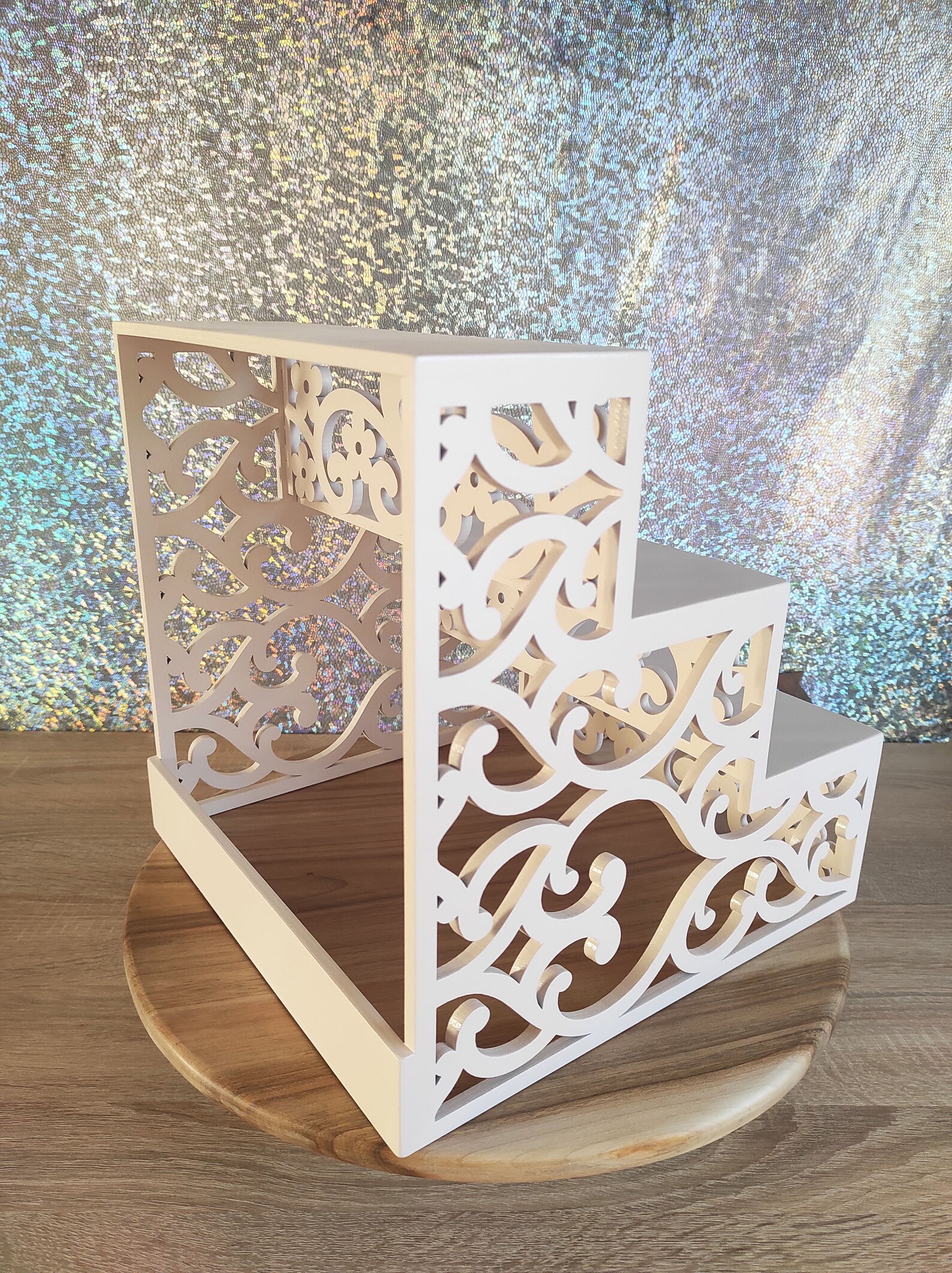 Wood cupcake steps cupcake holder CUSTOM Wood stand Etsy