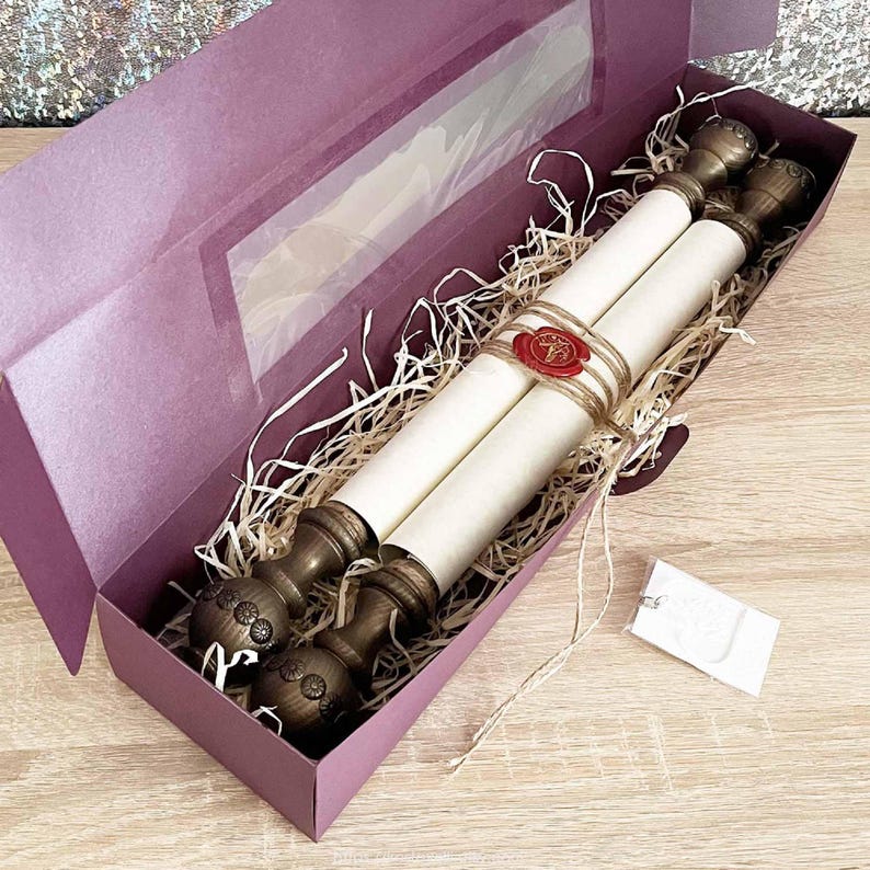 Paper Gift box for Our paper scroll