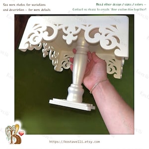 Square Wood Cake Stand: Pedestal Cupcake Display