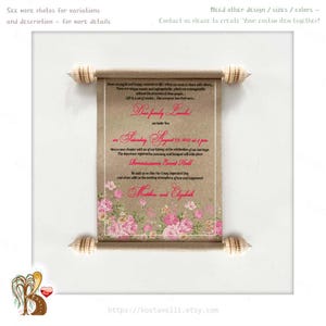 Personalisierte Hochzeitseinladungen: Rustikale Schnur & Wachssiegel, 10er-Set