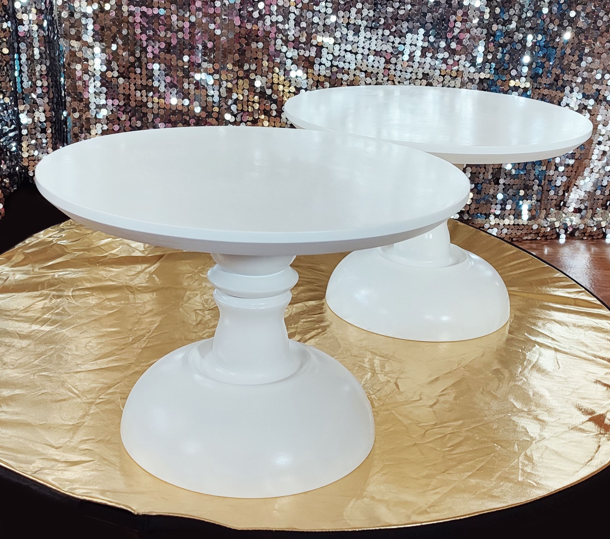 Large Silver Square Cake Stand  Haue Valley St Louis Wedding Venues