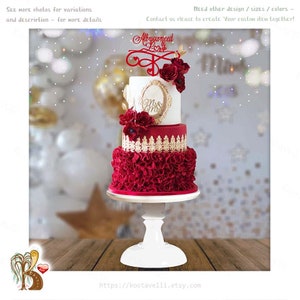 White Wood Cake Stand: Modern Round Dessert Display