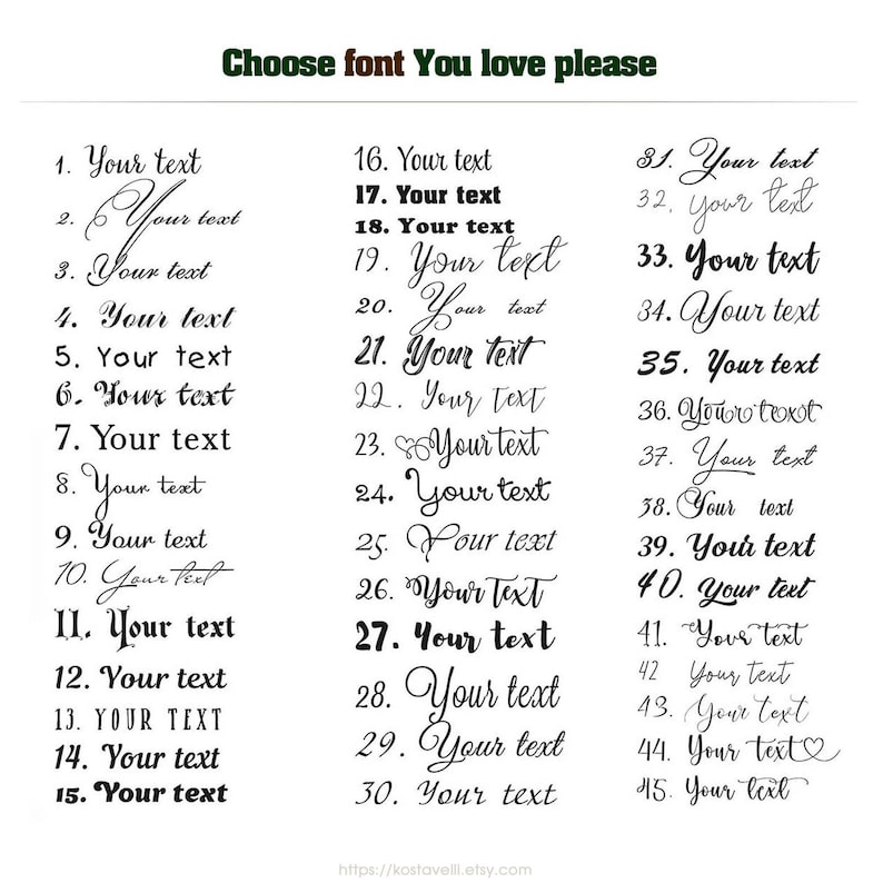 Fonts