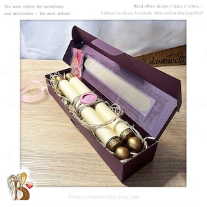 Customized rolled scroll wood rods Wedding vows him her Love letter Valentines Anniversary Shower Engagement Greeting card Wall hanging Art