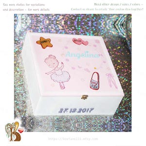 Personalized Baby Keepsake Box | Memory Box for Newborn Baby Milestones First Year Memories