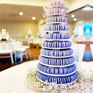 Wooden Macarons Tower: Dessert Stand, Wedding Cake Display