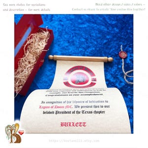 Greeting card Customized rolled scroll Anniversary gift Box paper scroll on wooden rods Wedding vows him her Love letter Engagement wax seal