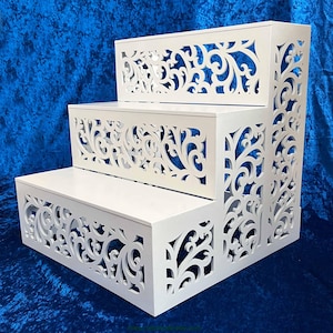 Wooden Cupcake Stand: Tiered Dessert Display for Weddings & Parties