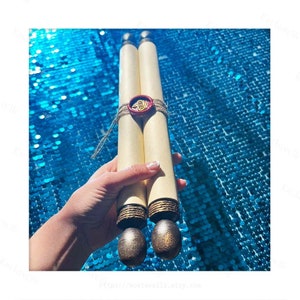 Custom Paper Scroll rolled wood rod Wedding vows him her Love letter Valentines Anniversary Shower Engagement Greeting card Art Wall hanging