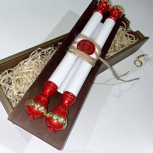 Wood Gift box for Our paper scroll