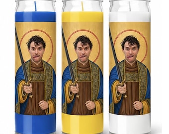 Alex Lyon with Sword - Buffalo Sabres Prayer Candle