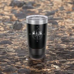 Compass, Map, Adventure - 20oz Polar Camel Tumbler - navigeer je avonturen in stijl!