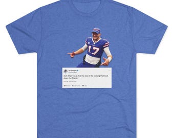Camiseta de Josh Allen está empacando