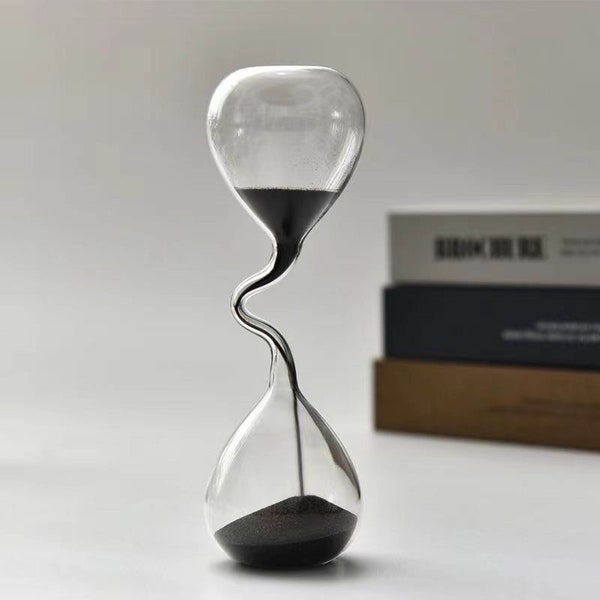 Creative thin neck art hourglass timer, personalized home decoration, graduation season Valentine's Day gift