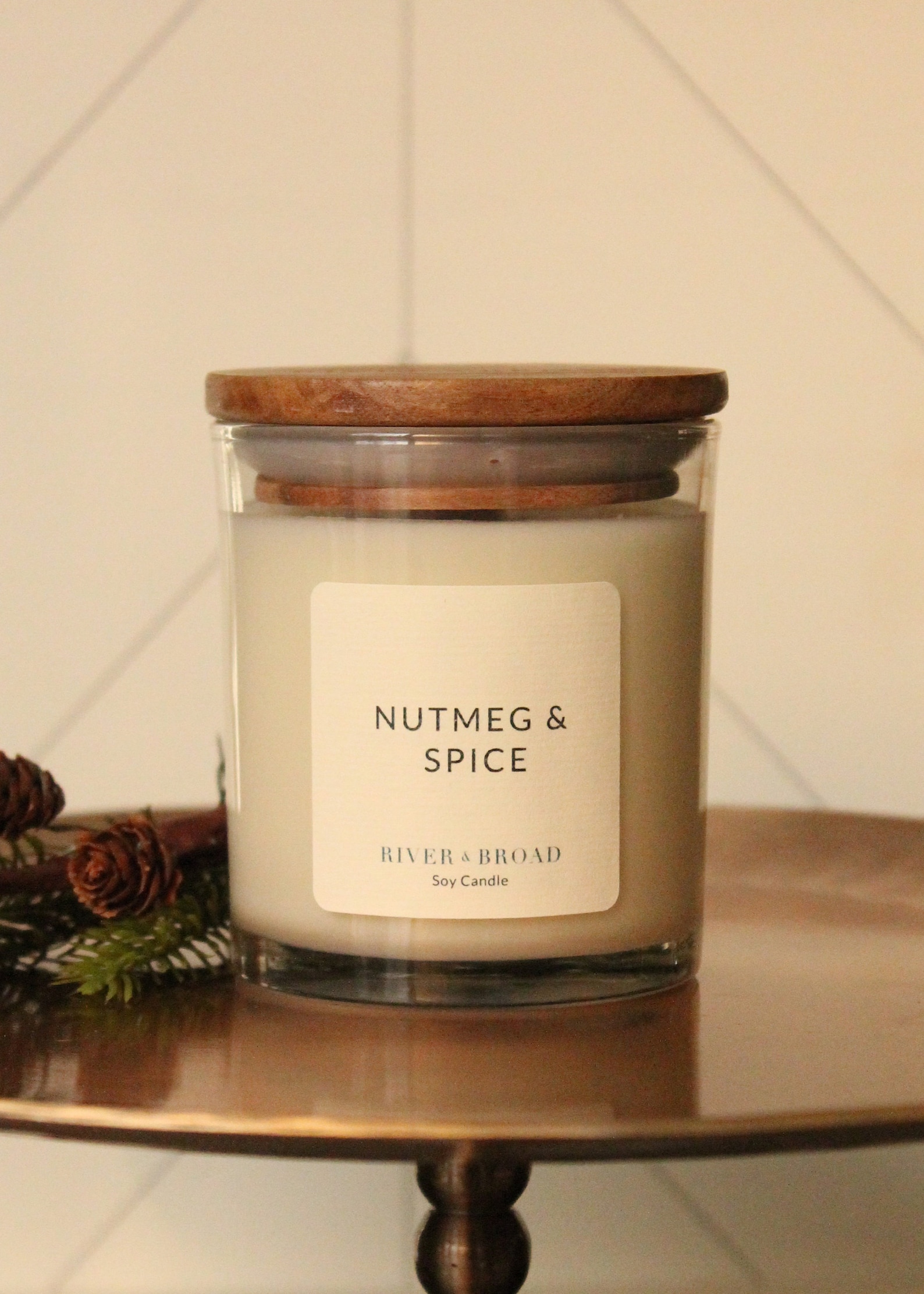 Nutmeg & Spice Soy Candle 8 Oz. Etsy