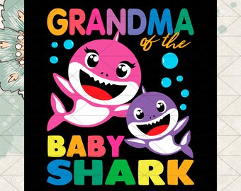 Download Grandma Shark Svg Etsy
