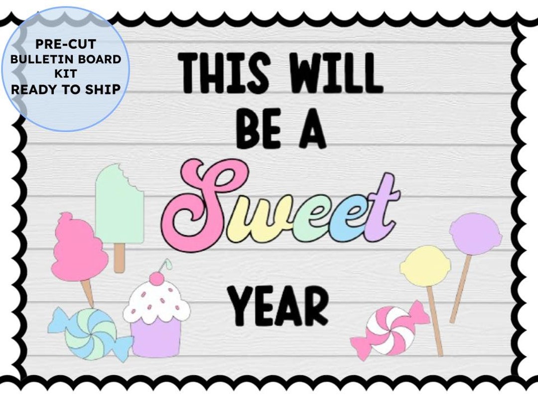 Candyland SWEET YEAR Bulletin Board Kit - Etsy