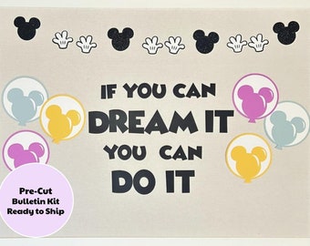 If You Can Dream it You can Do it Bulletin Board Kit