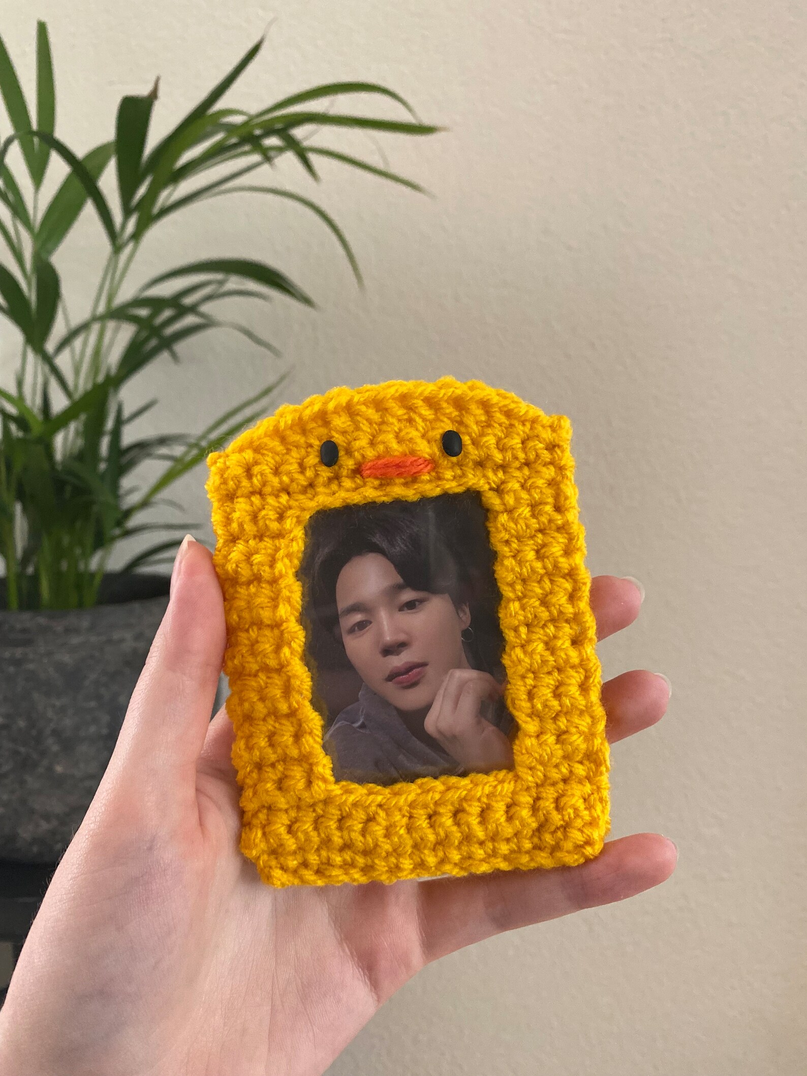 Crochet Animal Kpop Photocard Holder Keychain - Etsy