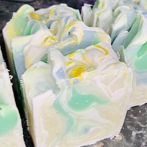EUCALYPTUS & LEMON Soap | Exfoliating handmade Soap | Nourishing Hand Soap | Skin care, Sensitive Skin, Easter Gifts adults