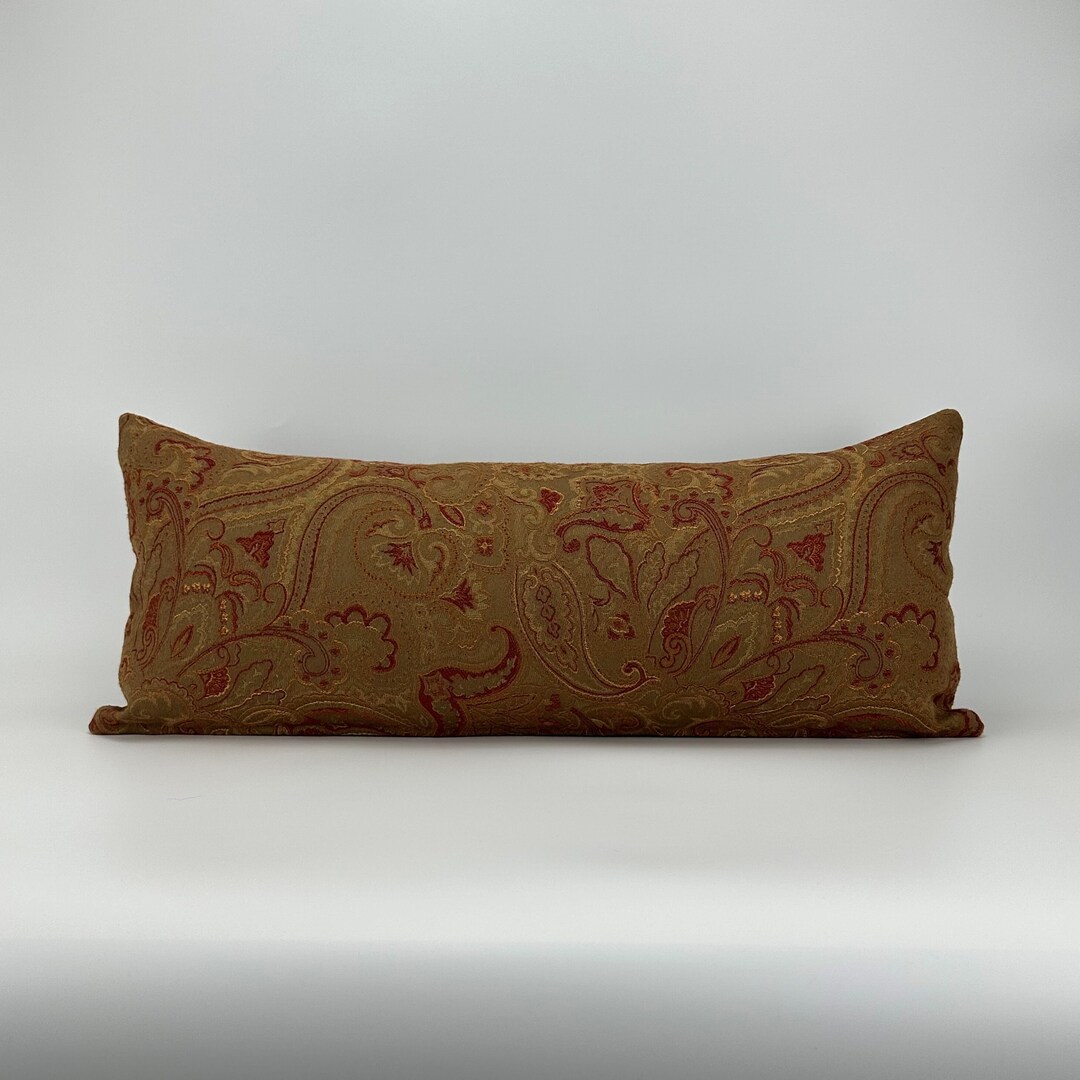 Academia Paisley Lumbar Pillow Cover Etsy