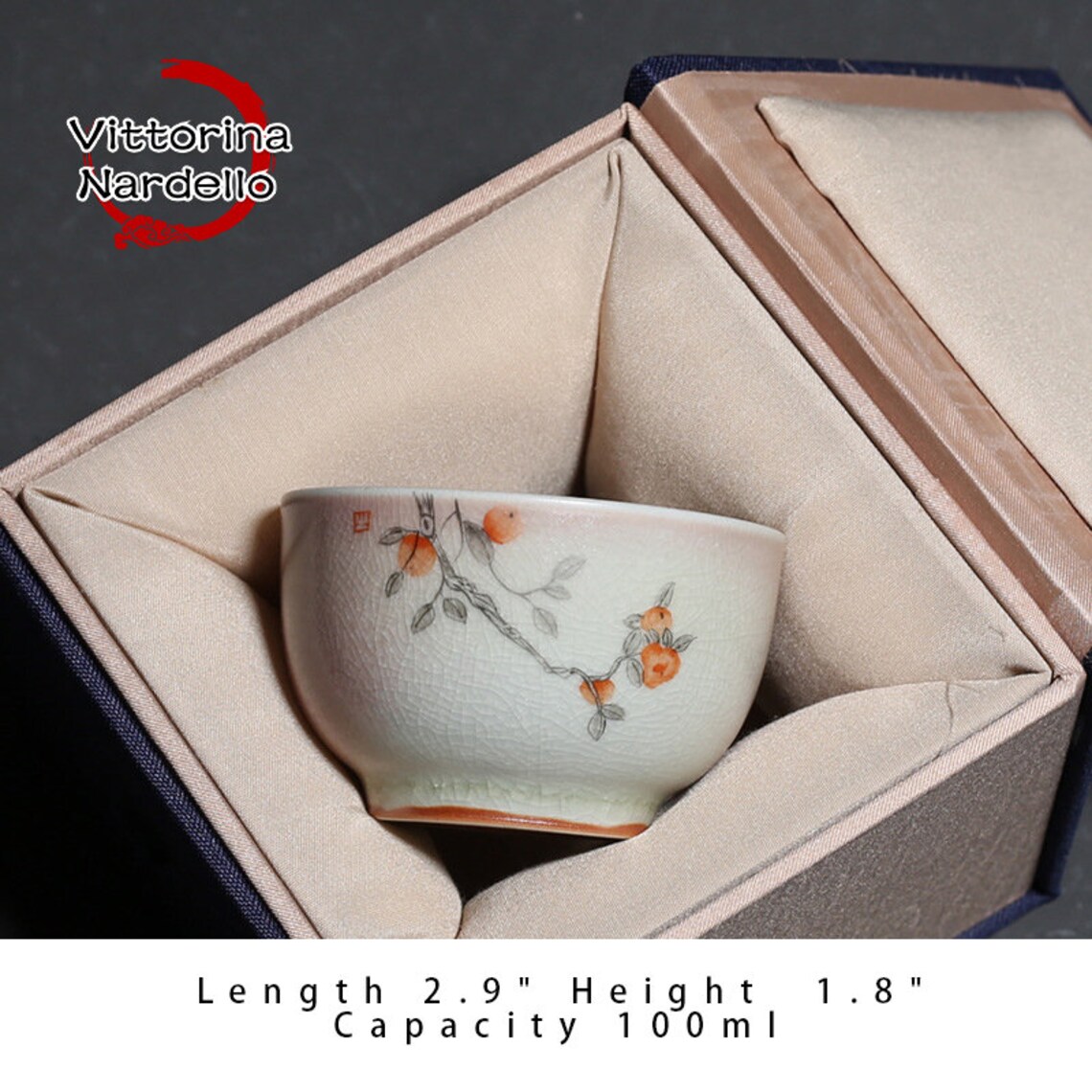 Japanese Style HandPainted Tea Cups Vintage Tea With Etsy