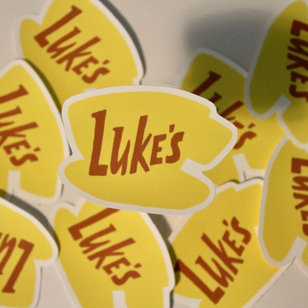 Sticker laminé résistant aux intempéries Luke's Diner - Gilmore Girls Sticker