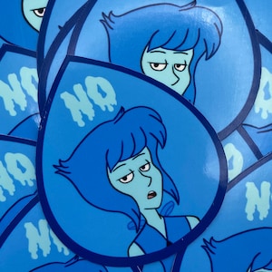 Lapis Lazuli waterproof vinyl sticker