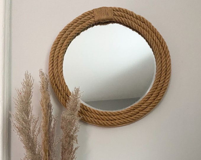 Handmade Nautical Rope Mirror Etsy