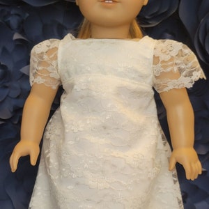 Elizabeth Maria Regency style Dress fits 18 inch doll