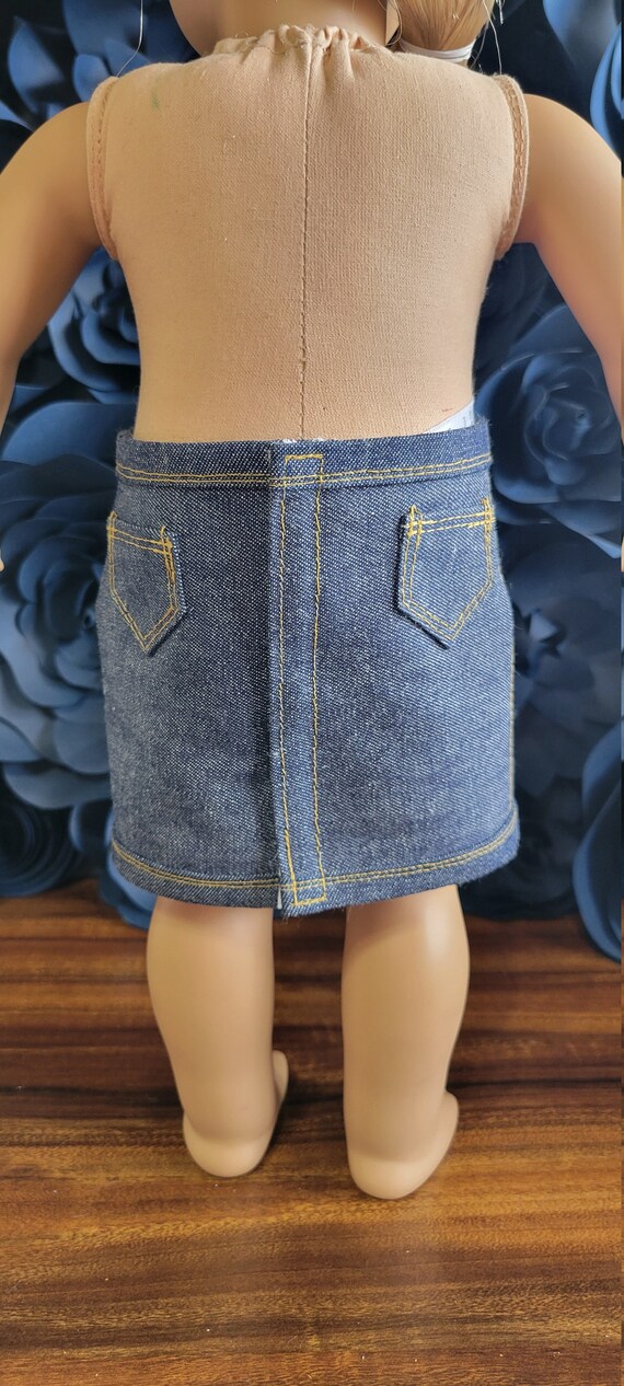 Jean Skirt for 18 Inch Dolls