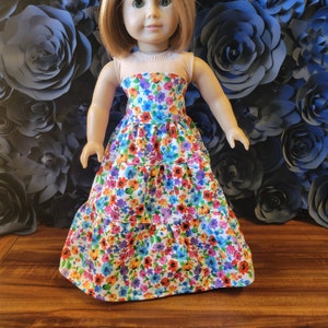 Lily Peyton 3 tier dress fits 18 inch doll